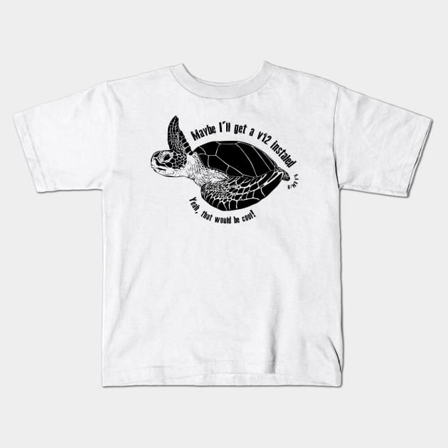 Turtle dreams Kids T-Shirt by IGNORANTEES